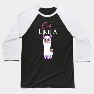 Cute Alpaca Llama Baseball T-Shirt